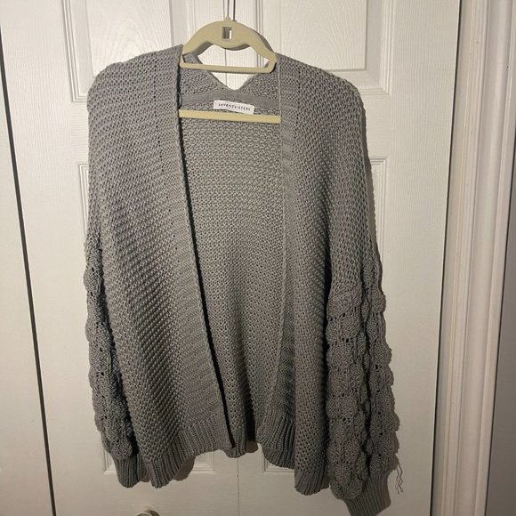 Seven Sisters Bubble Knit Cardigan - Picture 2 of 5